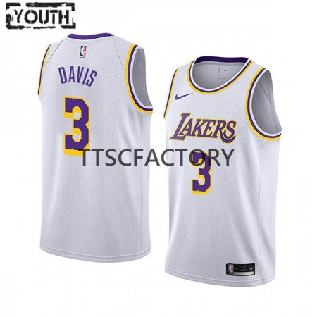 Kinder NBA Los Angeles Lakers Trikot Anthony Davis 3 Nike 2022-23 Association Edition Weiß Swingman